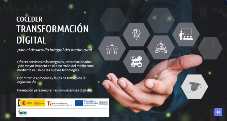 Cartel de Programa de Transformación Digital.