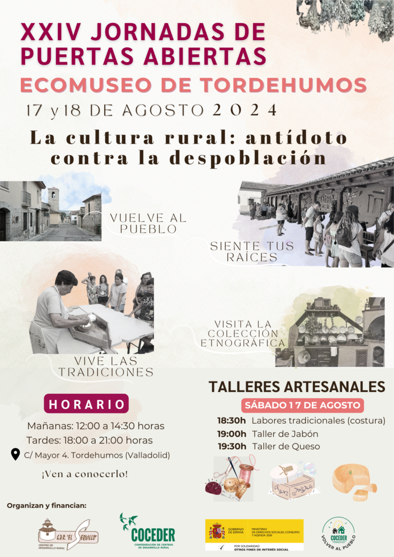 cartel vigésimo cuartas jornadas ecomuseo
